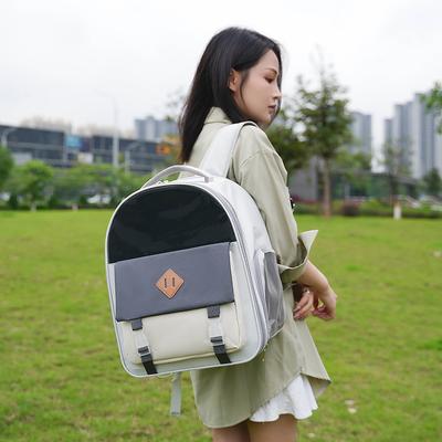 Katzen Tasche Tragbar Neu Doppelschulter Haustier Rucksack Oxford Stoff Multifunktional Katzen Tasche Große Kapazität Hundetaschen