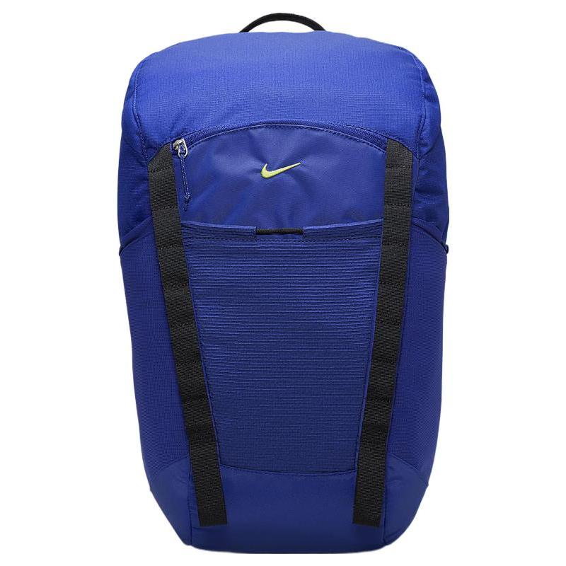 Nike Polyester Backpack Regular Unisex Dark Royal Blue & Black & Atomic Green Casual DJ9677-455
