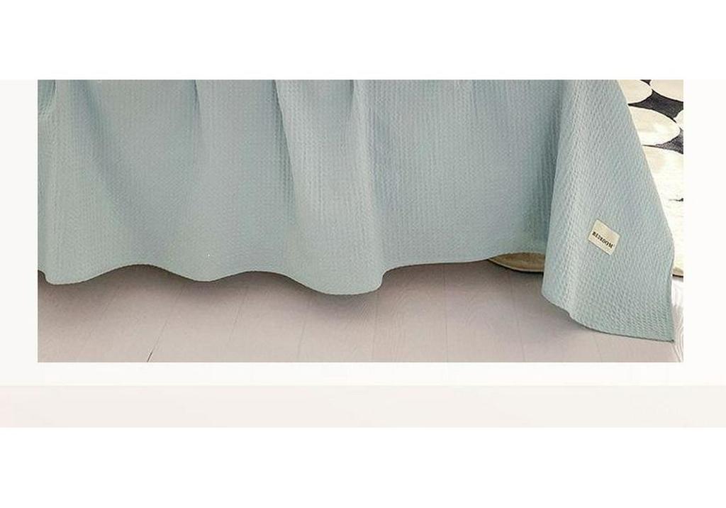 Ultra-Soft Washed Cotton Waffle Dorm Duvet Cover & Pillowcase Three-Piece Set