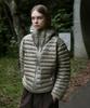 Minimalproject Silent See-Through Hooded Lightweight Down Jacket Mpj112 [Orange]
