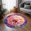 1pc home carpet dandelion design non slip office decor gift living room bedroom
