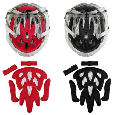 Universelle Motorradhelm-Polster-Kits Versiegelter Schwamm Ersatz Fahrradfahren Schaumstoffpolster Set Fahrradhelm Zubehör