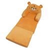 Kids Folding Sofa Plush Fabric Sponge Cartoon Pattern Toddler Flip Open Couch for Rest Reading