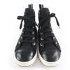 Great CHANEL sneakers COCO Mark Canvas and Leather with Faux Pearl 35 G34222 Used