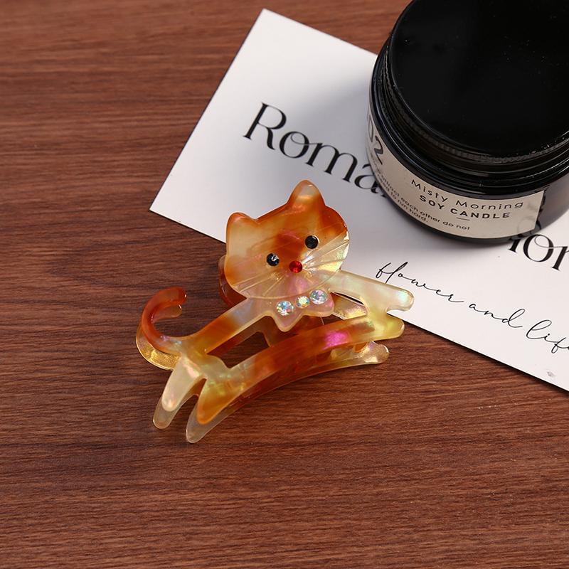 1PC Shark Clip Adorn Hair Clip Cute Acetic Acid Multicolored Headband Personality Hair Accessory Exquisite Girlish Heart