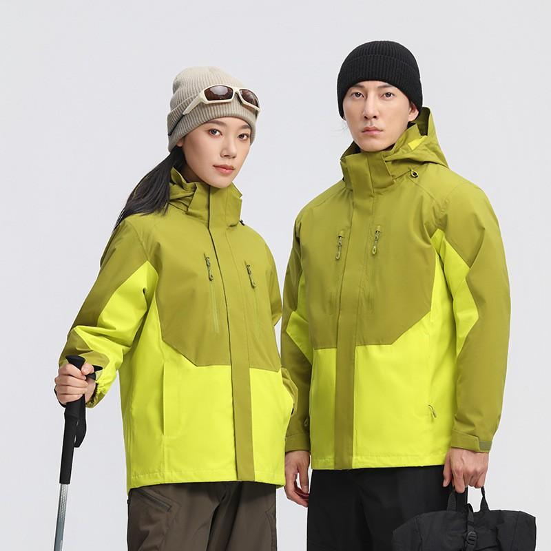 New Standard Detachable Fleece Liner 3-in-1 Jacket Men Women Outdoor Business Windproof Waterproof Coat