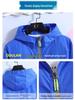 Reflective Zipper Sunscreen Jacket – Men's Outdoor Fishing & Couple's Print Logo Clothing