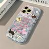 Star Dachshund Puppy for IPhone16 Promax Mobile Phone Case for Apple 15 Feather Yarn Cream All-inclusive 11 Ultra-thin