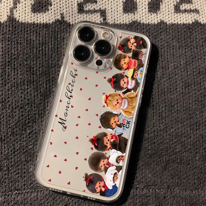 

Cartoon M-Monchhichis Phone Case For Motorola Moto G9 G22 G32 G53 G30 G71 G72 G73 Edge 40 Pro Soft Transparent TPU Back Cover Edge 40 5G