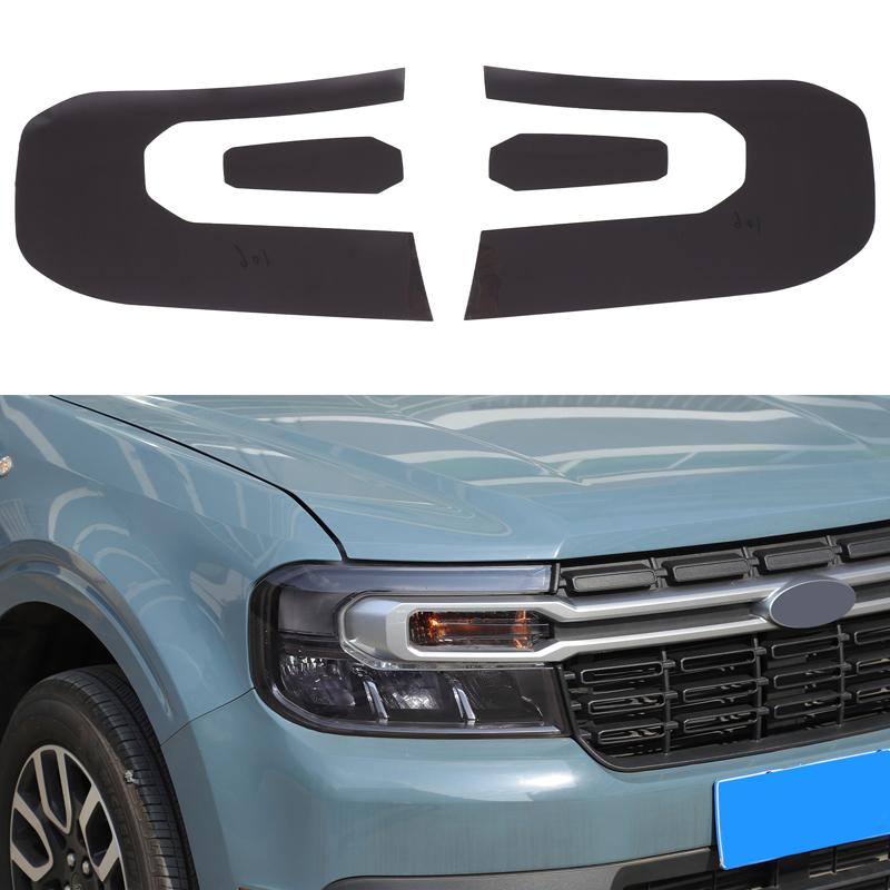 For Ford Maverick 2025+ Car Front Headlamp Film Tpu Transparent Protective Film Exterior Headlight Strip Car Sticker Accessories