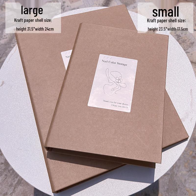 Loseblatt Tragbares Nagellack-Farbmusterbuch - Erweiterte Anzeige für Farbkarte