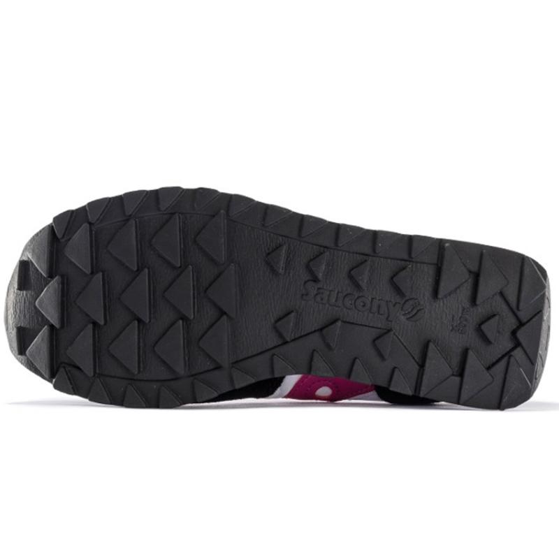 Saucony Jazz Original Non-slip Lightweight Low-Top Casual Running Shoes Women's White Black Pink Saucony S60368-129