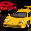 1:32 Countach LP500S Supercar Spielzeugauto Modell Rad Lenkung Geräusch und Licht Kinderspielzeug Sammlerstücke Geburtstagsgeschenke