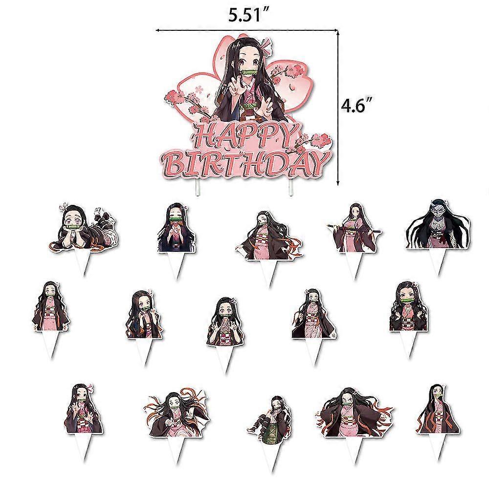 Demon Slayer Birthday Party Decoration Pretty Cute Interesting Party Supplies