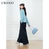 LAGOGO Women's Knitted Lace Cardigan