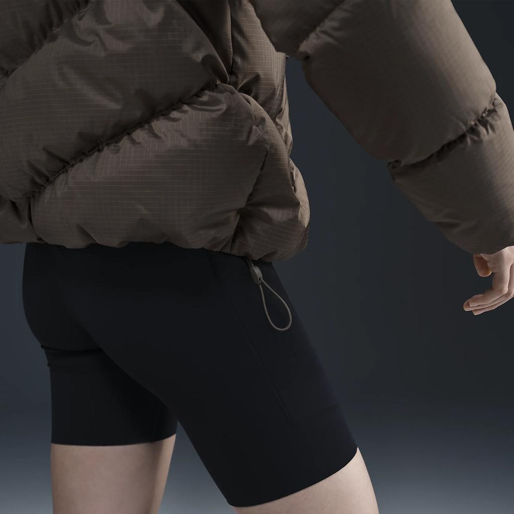 Nike Sportswear Storm-FIT Windbreaker Loose Waterproof Solid Color Down Jacket Women Jackets Mineral-Grey White HF7871-004