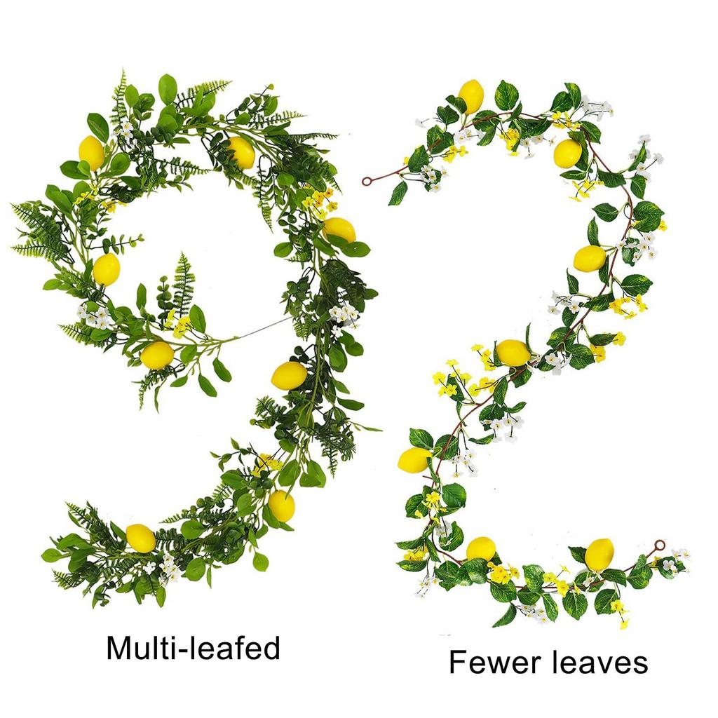 Simulated Lemon Rattan Artificial Lemon Rattan Interior Decoration Christmas Decorative Rattan.