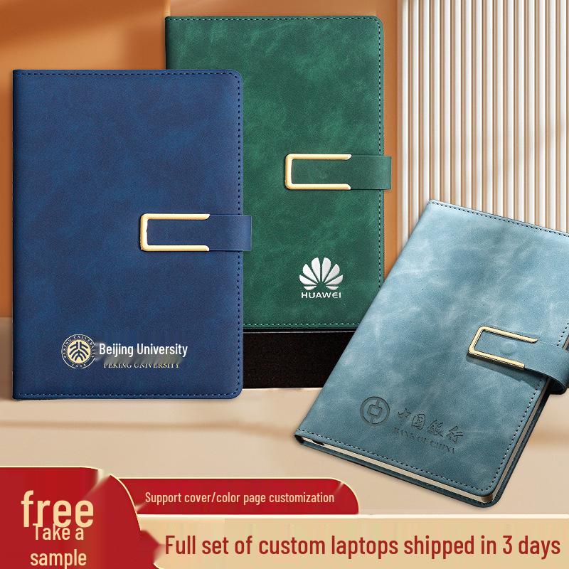 Custom Logo Business Notebook Gift Set with Buckle