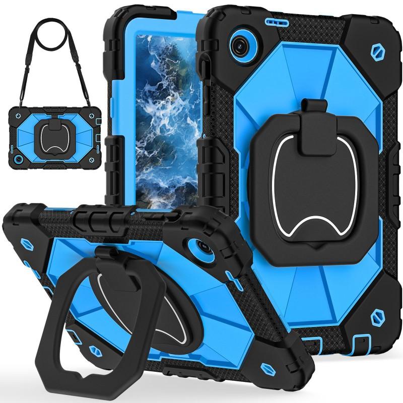 Shockproof Full Cover Case With Kickstand T-Mobile REVVL Tab 2 10.1 Inch Tablet - PC Material Multi-Angle Stand Anti-Bending