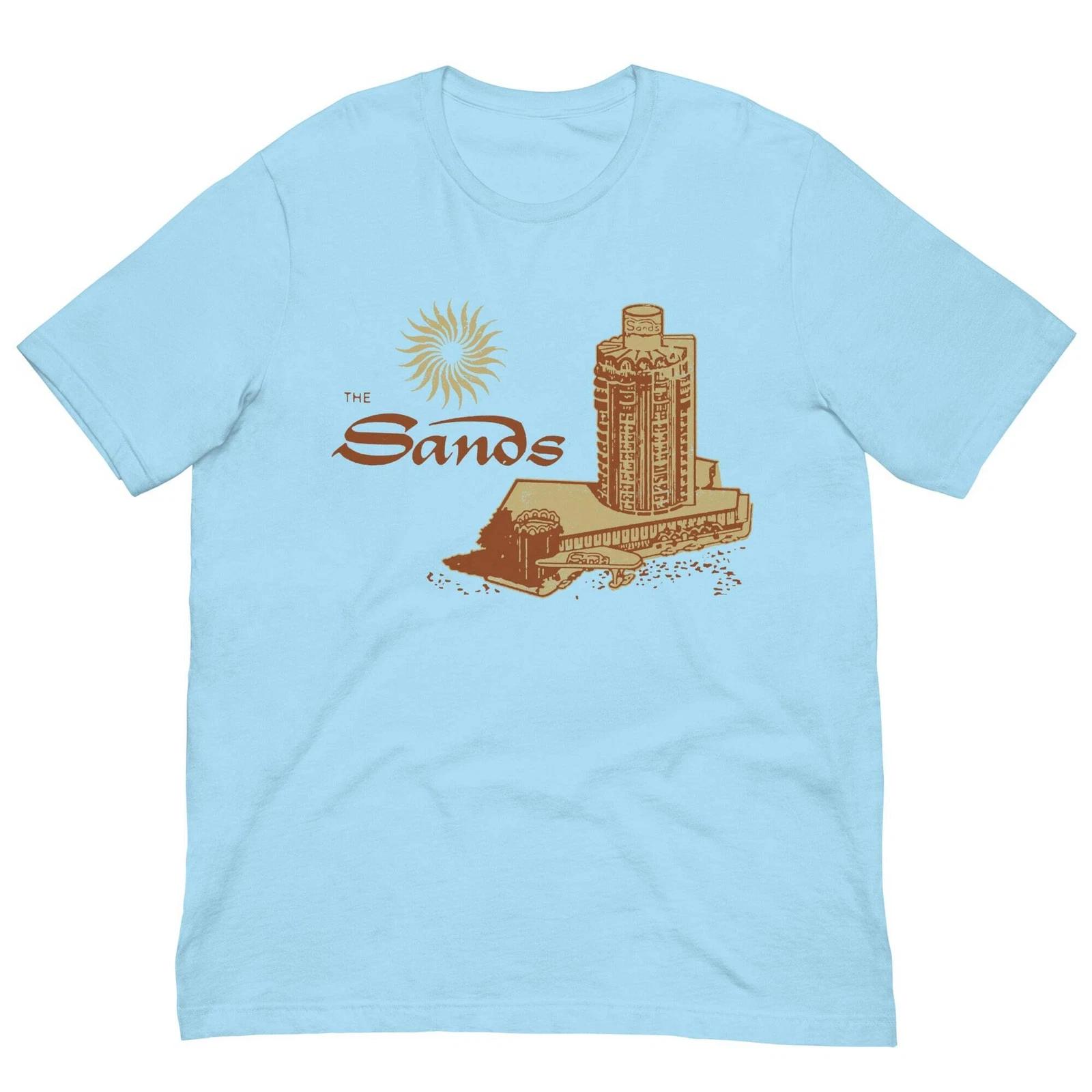 Vintage Retro T Shirt Sands Hotel Casino Las Vegas Graphic Tee For Men Women 4XL