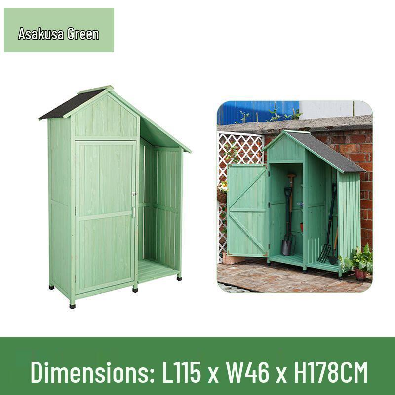 Outdoor Anti-Corrosion Sunscreen Storage Cabinet for Garden and Courtyard