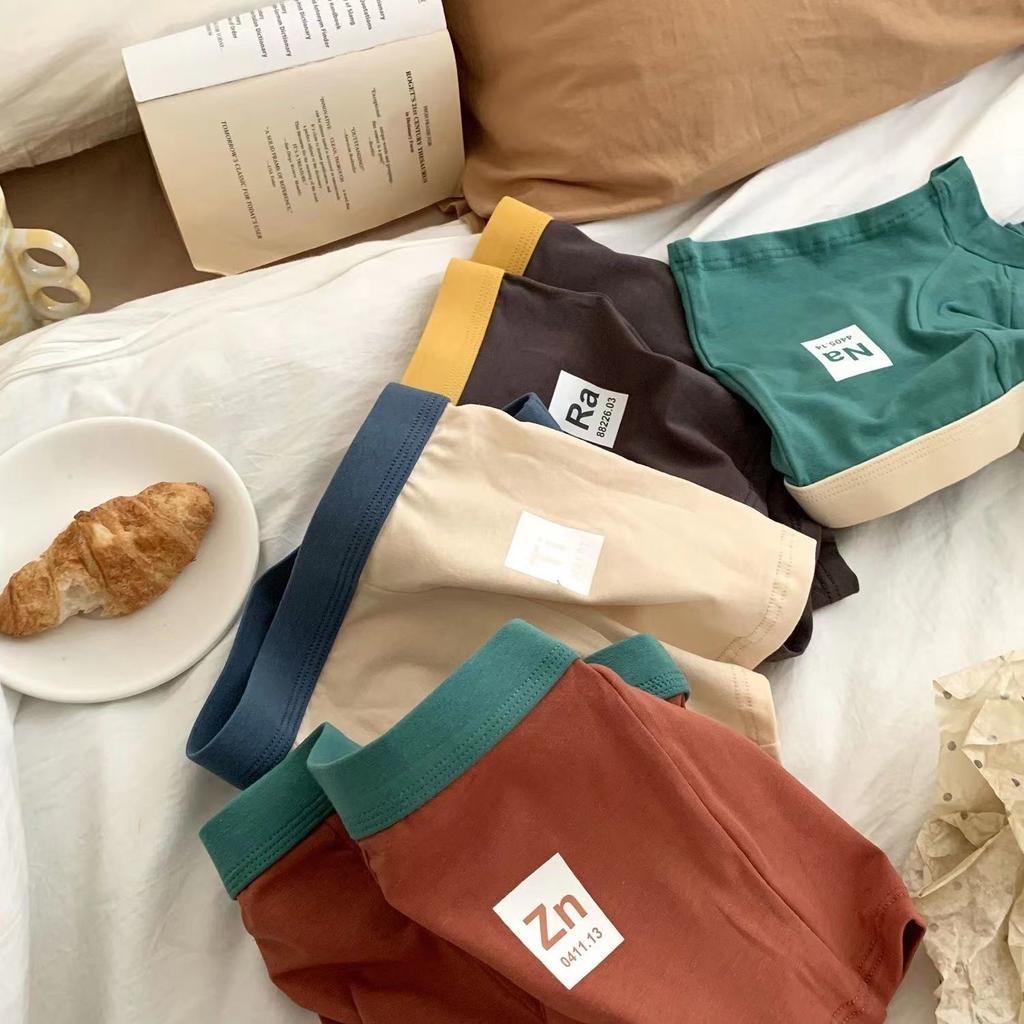 WTEMPO 1PC Boxers Solid Color Sexy Men's Panties Cotton Men's Underpants