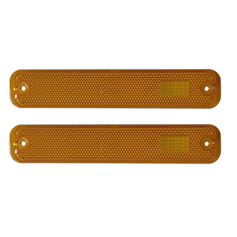 

2Pcs Front Bumper Side Marker Light Left & Right For Ford F-150 1975-1979 D3TZ15