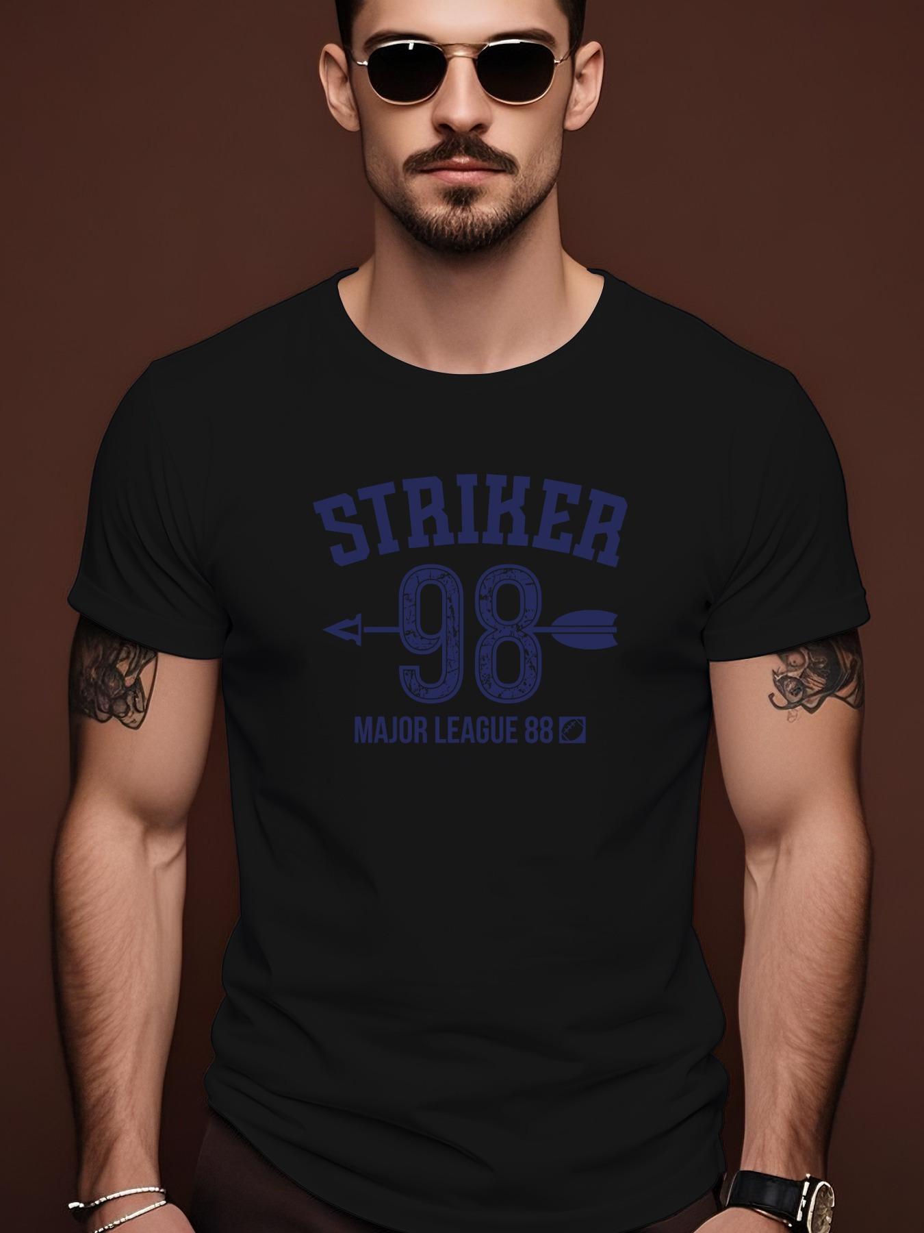 Striker-98 Retro Arrow Football Graphic Tshirt Graphic Ts... XXXXL
