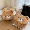 Plush Makeup Box Anime Relaxation Bear Makeup Bag Womens Jewelry Storage Bag Girls Storage Handbag Gift