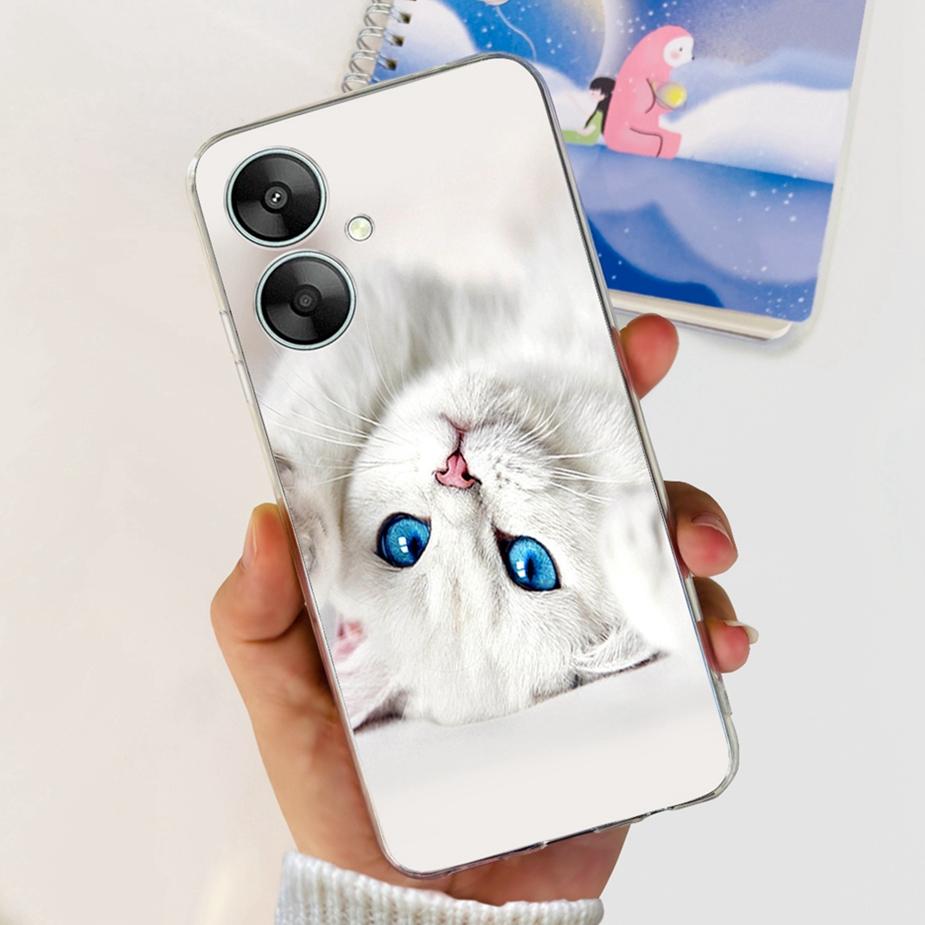 For Xiaomi Redmi 13C 5G Case Redmi 13R Stylish Painted Back Cover Soft Silicone Phone Case For Redmi 13R Redmi13C 5G Fundas Capa