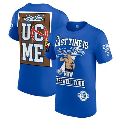 Men's Blue John Cena Farewell Tour 2025 Los Angeles T-Shirt