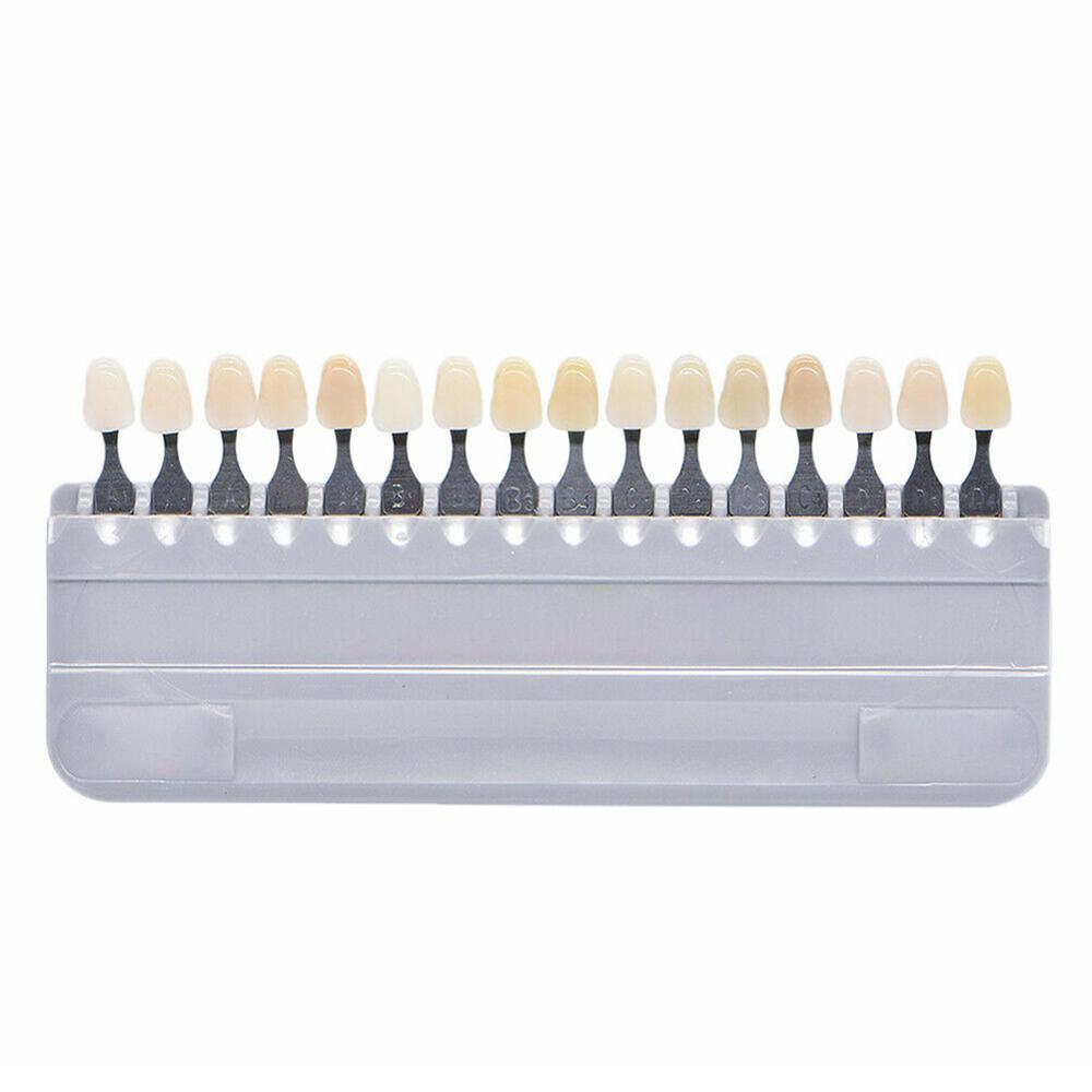 NICEDEN Vita Toothguide 3D Master Teeth Whitening Bleach Shade Guide Przenośność 16 kolorów Klinika stomatologiczna Kolorymetryczna płytka