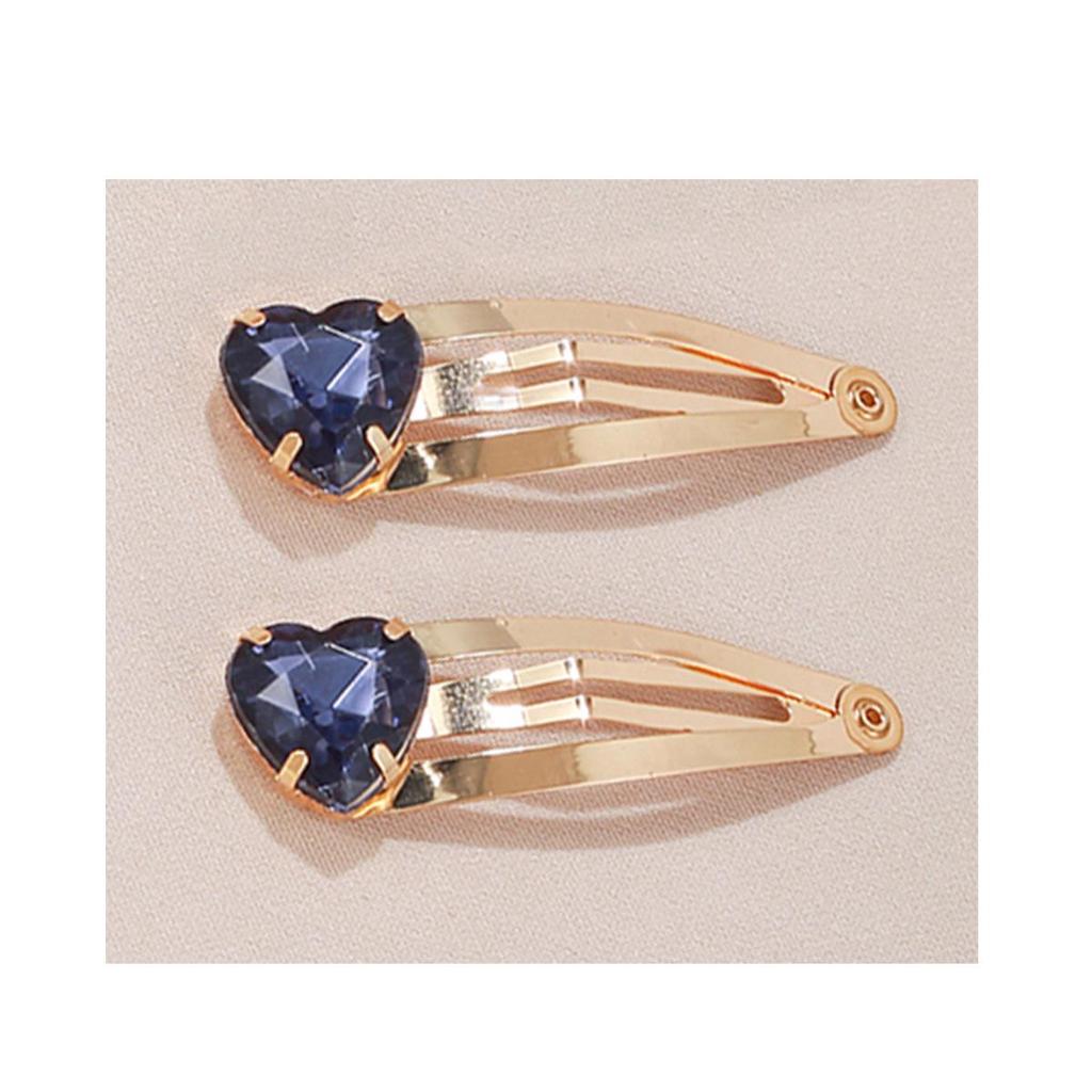 Pink Rainbow Love Side Bangs Clip - Fashionable Alloy Jewelry Hairpin for Girls