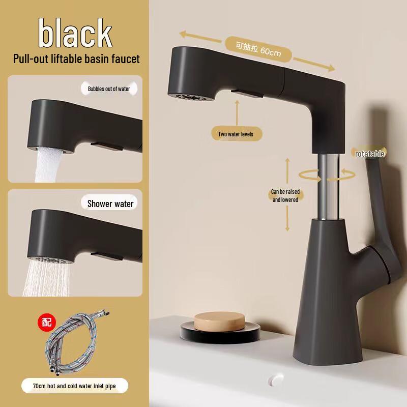 Oein All-Copper Pull-Out Basin Faucet