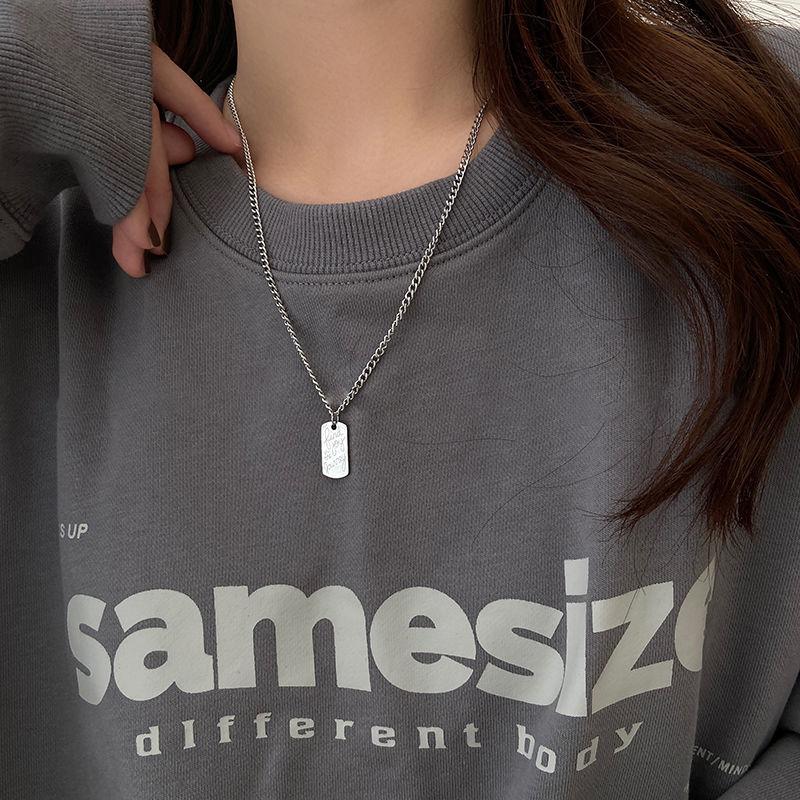 Temperament cold wind double-layer niche sweater chain autumn and winter design sense high-grade necklace sweater chain women's tide