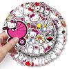100 Hello Kitty Cartoon Stickers - Cute Decorations for Water Bottles & Phone Cases
