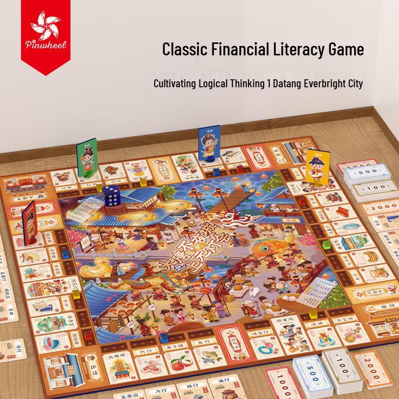 Pinwheel Monopoly Board Game - Great Tang Dynasty