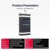 12LED Solar Wall Lamp Outdoor Waterproof Led Decorative Lights Up and Down Garden Yard Street Landscape Balcony