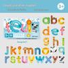Magnetic Alphabet Puzzle & Book Set for Early English Learning