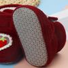 Baby Fleece-Lined Velcro Shoes & Socks for 0-12 Months, Soft Sole, Non-Slip, Autumn/Winter