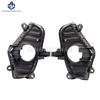 Car Front Fog Light Cover Lower Bumper Black Foglight Hole Grilles Decoration Bezel Fit for Toyota Rav4 2019 2020 2021