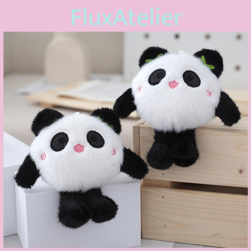 Cute Panda Plush Doll Keychain Adorable Soft Toy Accessory For Bags And Keys