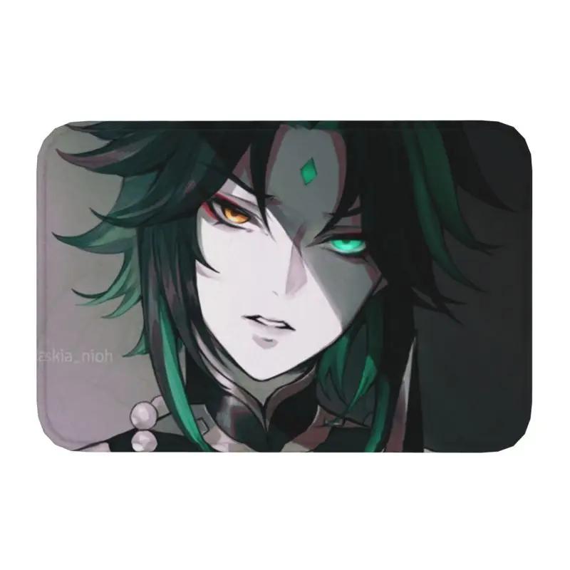 Genshin Impact Cursed Childe Front Floor Door Entrance Mats Indoor Manga Kitchen Bath Doormat Garden Carpet Rug
