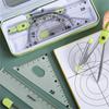 for Students Drawing Compass Straight Ruler Math Drawing Tool Compasses Set Geometry Protractor