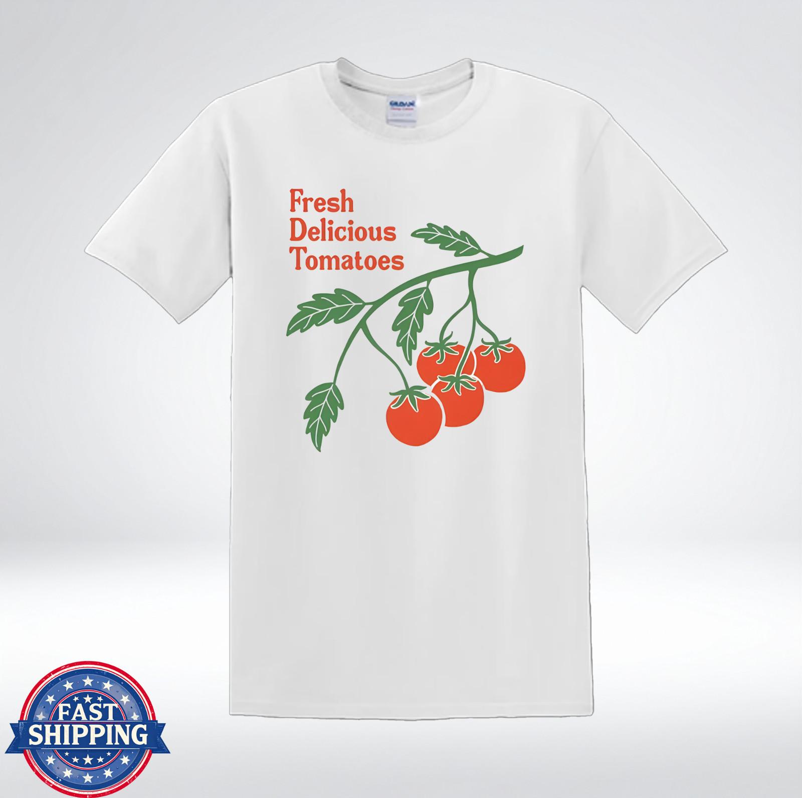 Fresh Delicious Tomatoes Vintage Farm Market Graphic T-Shirt S
