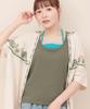 Titicaca Tech Layer Tank Free OSJBC122 Women's Top, Size, Khaki,