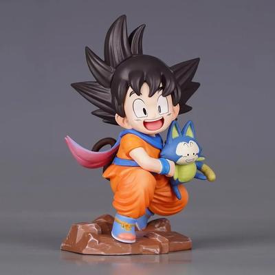 Mignon et Charmant Dragon Ball Mini Figurine Son Goku Jouets 10cm Adorable Goku Étreinte Pura PVC Modèle de Collection Poupées Date de Naissance Cadeaux Conçu