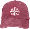 IC XC NIKA Eastern Orthodox Cross Christian Baseball Cap Adjustable Cotton Dad Hat Casual