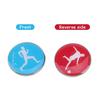 2/5Pcs Referee Side Toss Coin Double Face Sports Football Pattern Soccer Flip Coin Souvenirs Soccer Referee Coin Portable