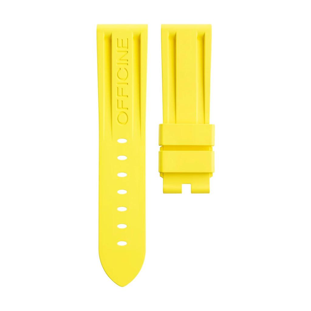 Pulseira de Relógio Macia de Borracha Fluorada de Qualidade FKM Para Acessórios de Pulseira Panerai Para Relógios PAM111/441 22mm 24mm 26mm Fivela de Pino